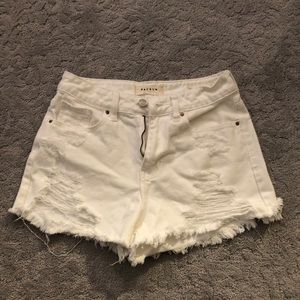 white shorts